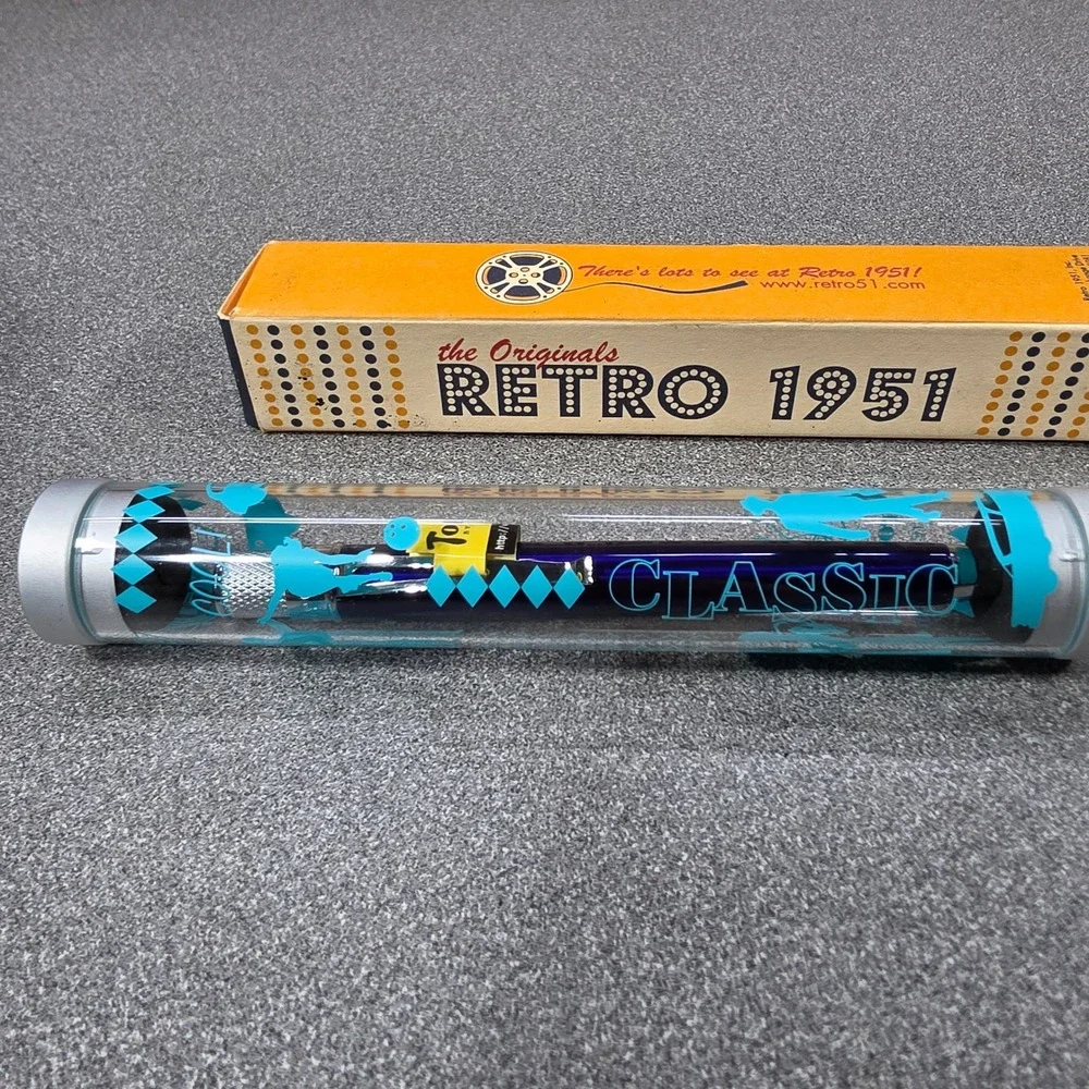 Retro 51 Tornado Rollerball Pen Purple New Classic Original Box
